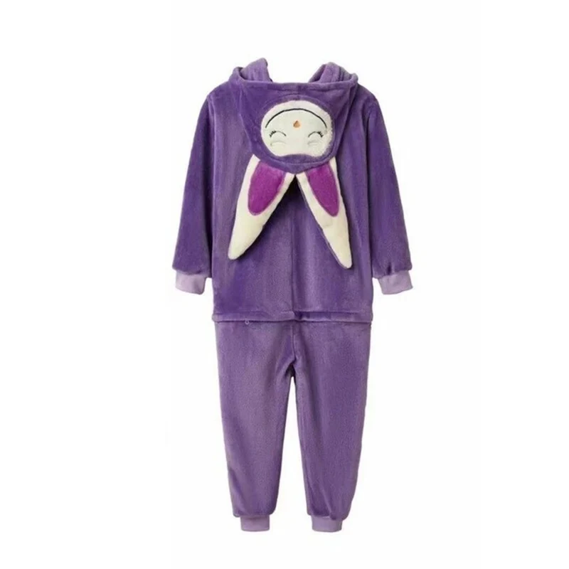 Purple Lafufu Costume for Kids, Hooded Jumpsuit