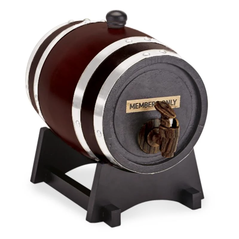 Members Only Wooden Beer Barrel / Tonneau à bière en bois réservé aux membres