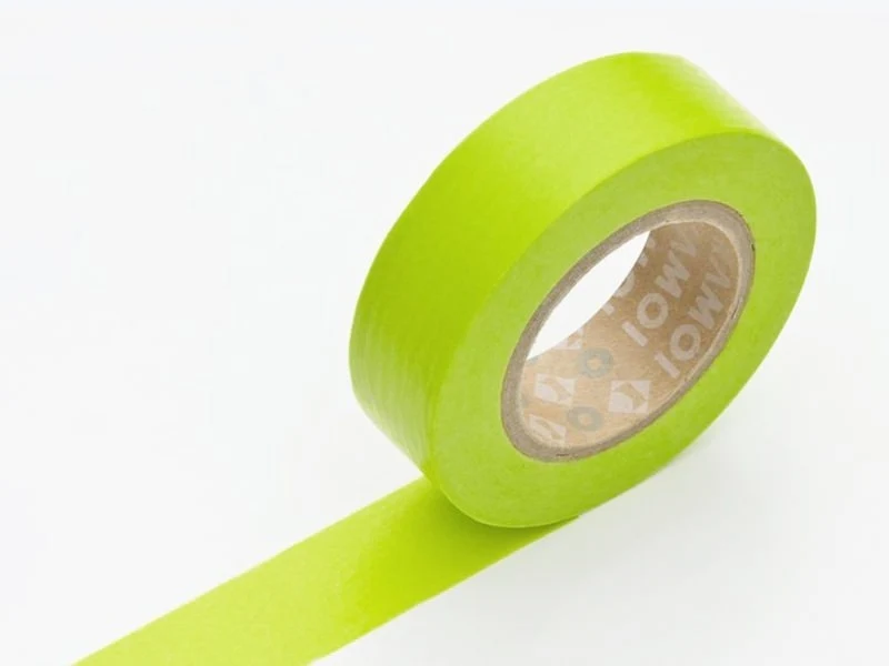 Masking tape uni - vert pomme