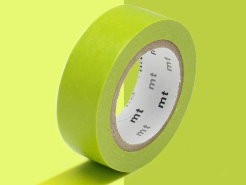 Masking tape uni - vert pomme