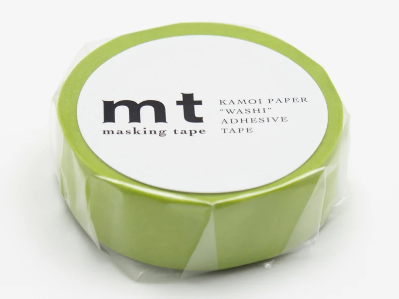 Masking tape uni - vert pomme