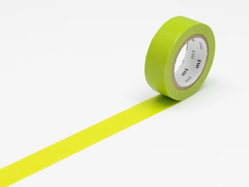 Masking tape uni - vert pomme