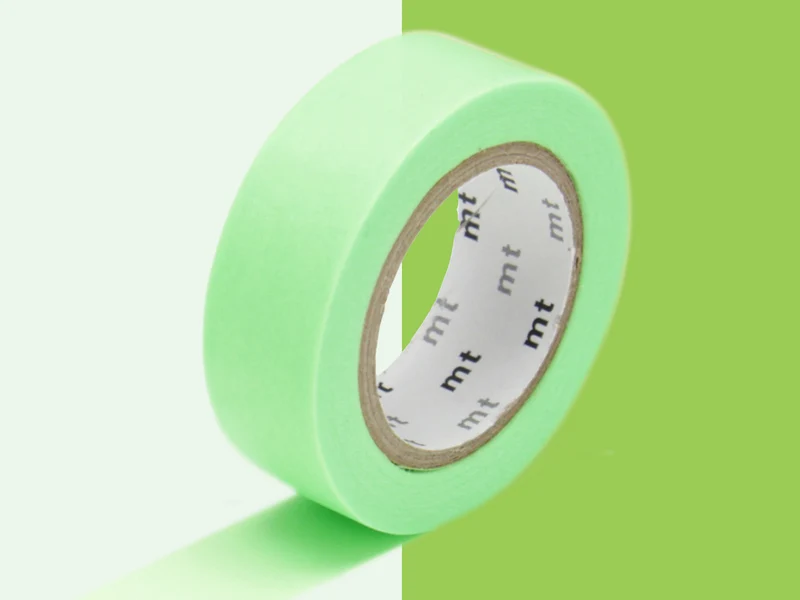 Masking tape uni - vert fluo