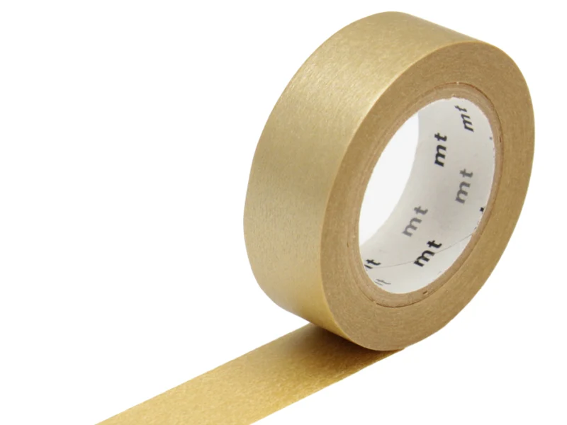 Masking tape uni - Doré