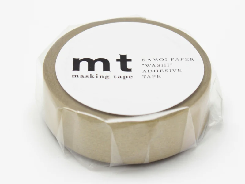 Masking tape uni - Doré