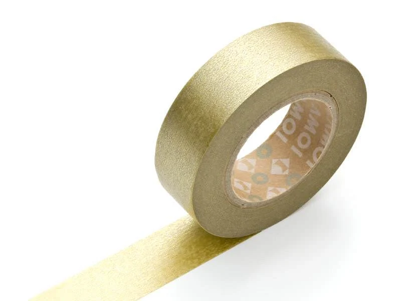 Masking tape uni - Doré