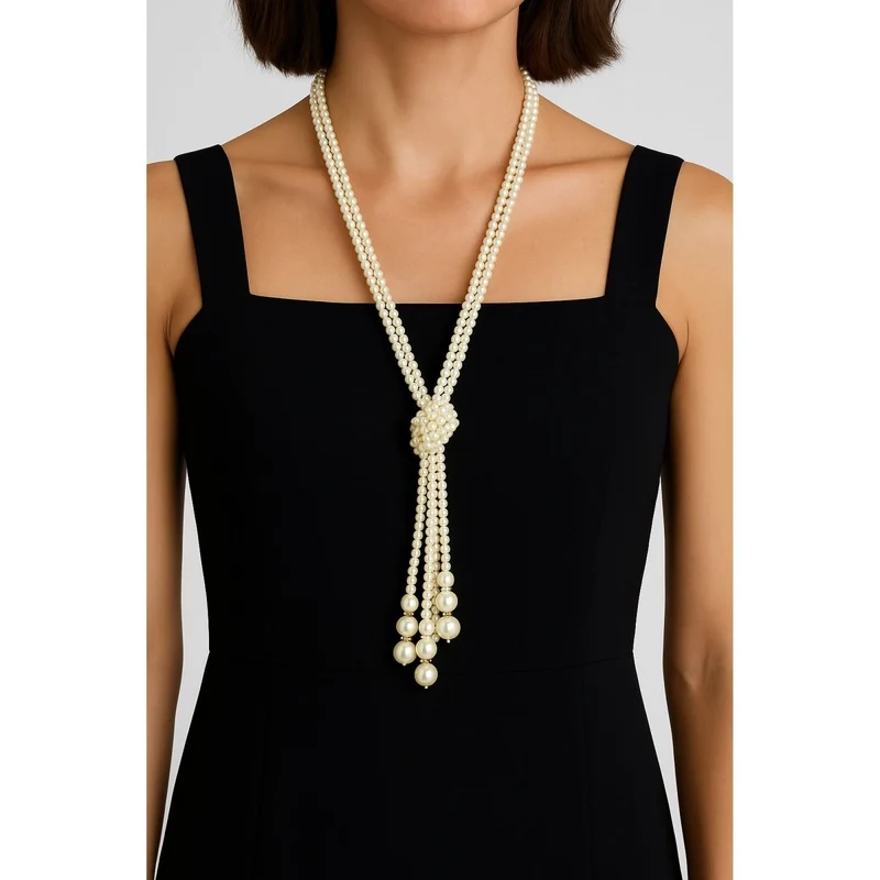 Pearl Necklace, 46 Inches, 1 Count