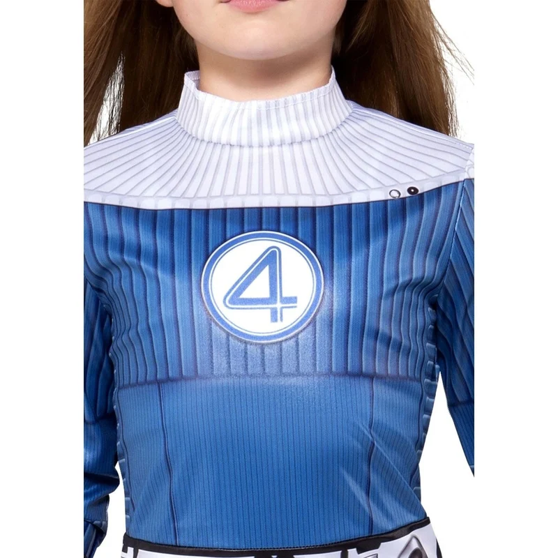 Invisible Woman Qualux Costume for Kids, Fantastic 4, Jumpsuit