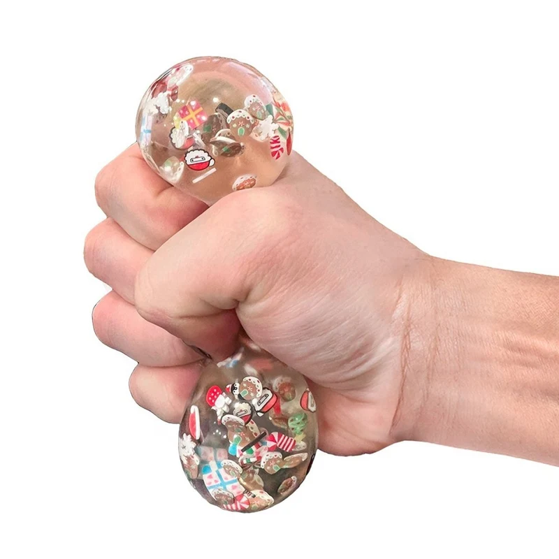Christmas Squeeze Ball Fidget Toy, 1 Count