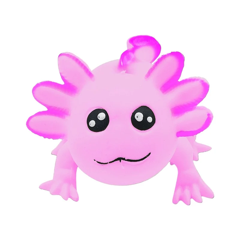 Squishy Axolotl Fidget Toy, Assortment, 1 Count