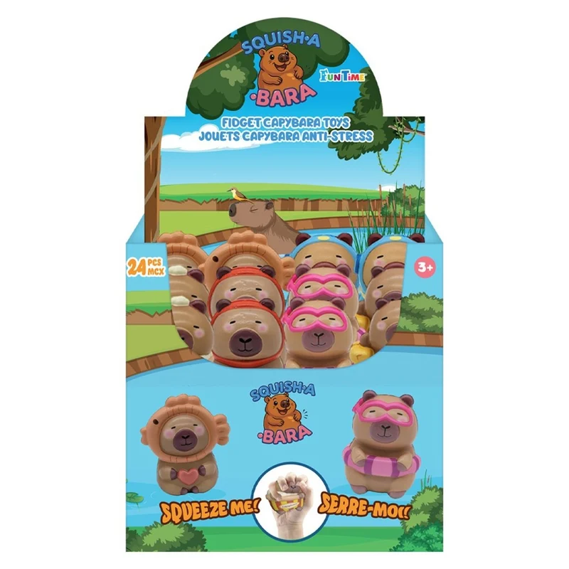Squishy Capybara Fidget Toy, Assortment, 1 Count