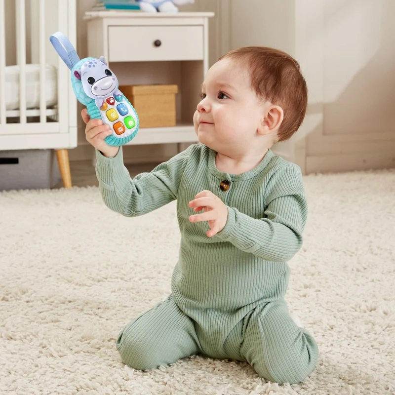 Hello, Hippo! Soft Phone, French Version, 1 Count