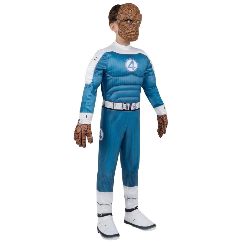 The Thing Qualux Costume for Kids, Fantastic 4, Padded Jumpsuit