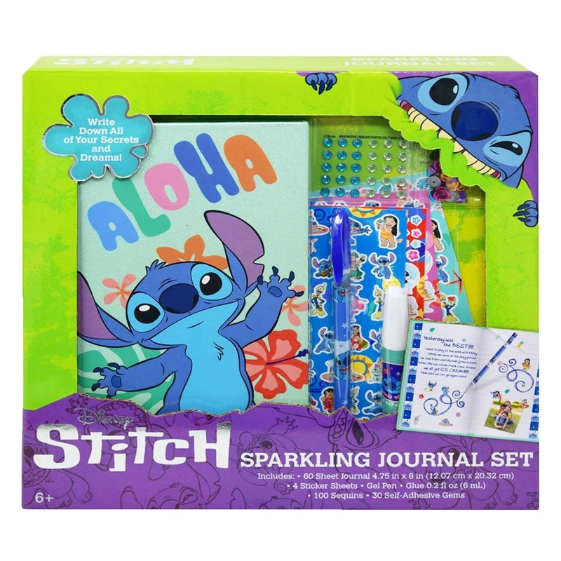 Stitch Sparkling Journal Set, Disney, 1 Count