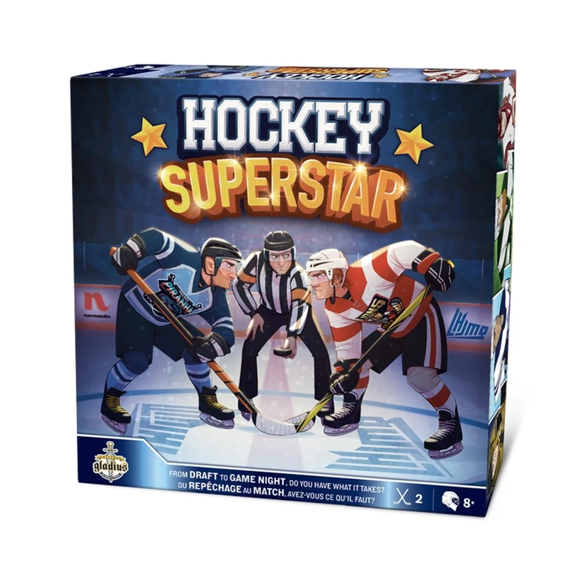 Hockey Superstar Board Game, 1 Count