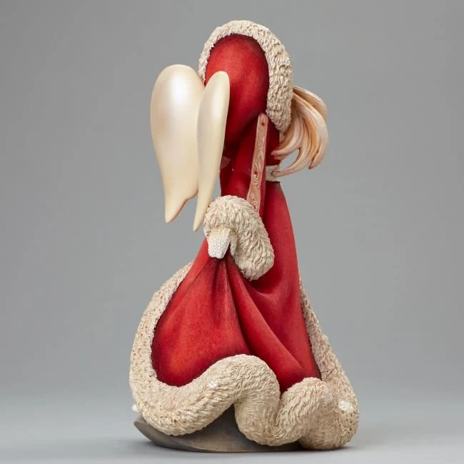 Happy Winter Angel Figurine Joyeux ange d'hiver