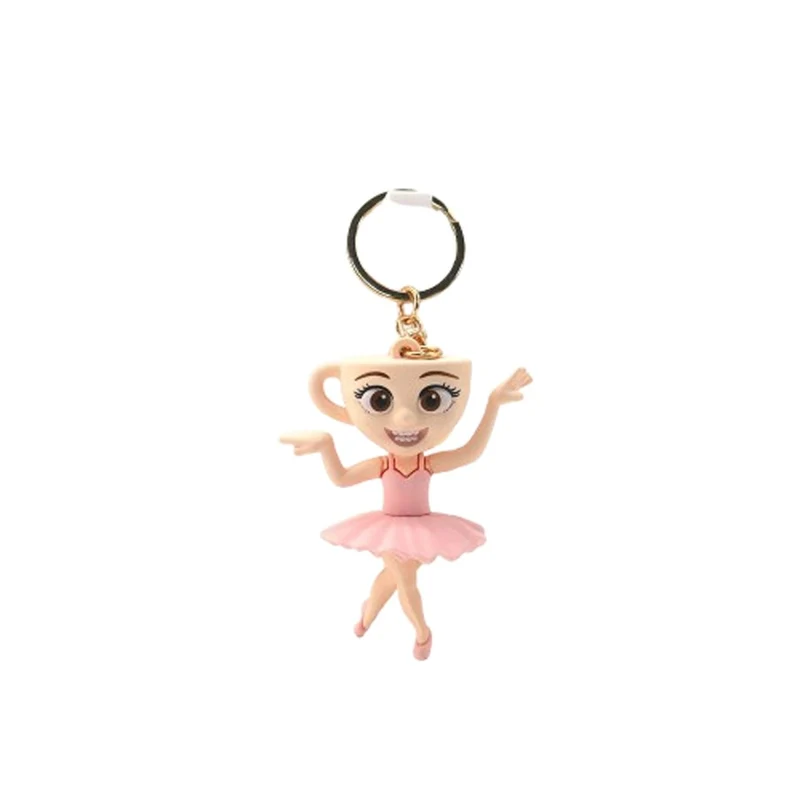 Italian Brainrot Ballerina Cappuccina Keychain, 1 Count