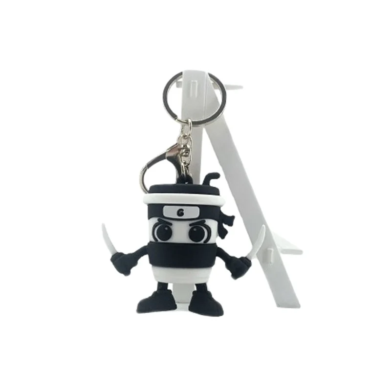 Italian Brainrot Cappuccino Assassino Keychain, 1 Count