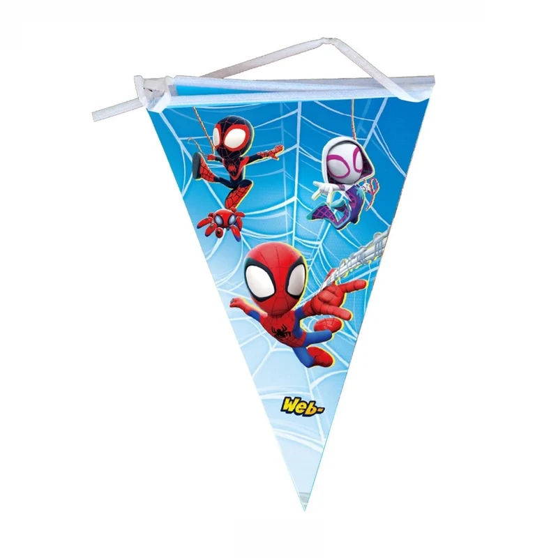 Spidey Heroes Pennant Banner, 59 Inches, 1 Count