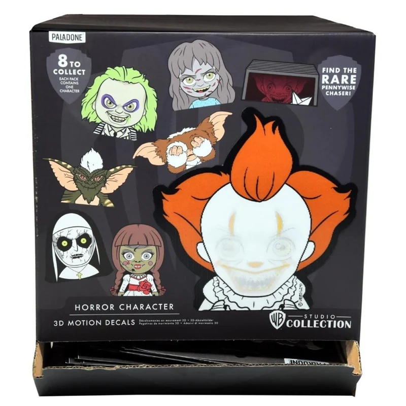 Horror Character 3D Motion Decals Blind Bag, Assortment, 1 Count