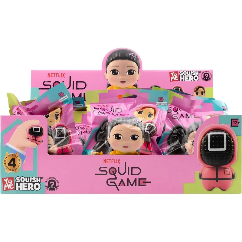 Squid Game Squish Hero Blind Bag, Assortment, 1 Count