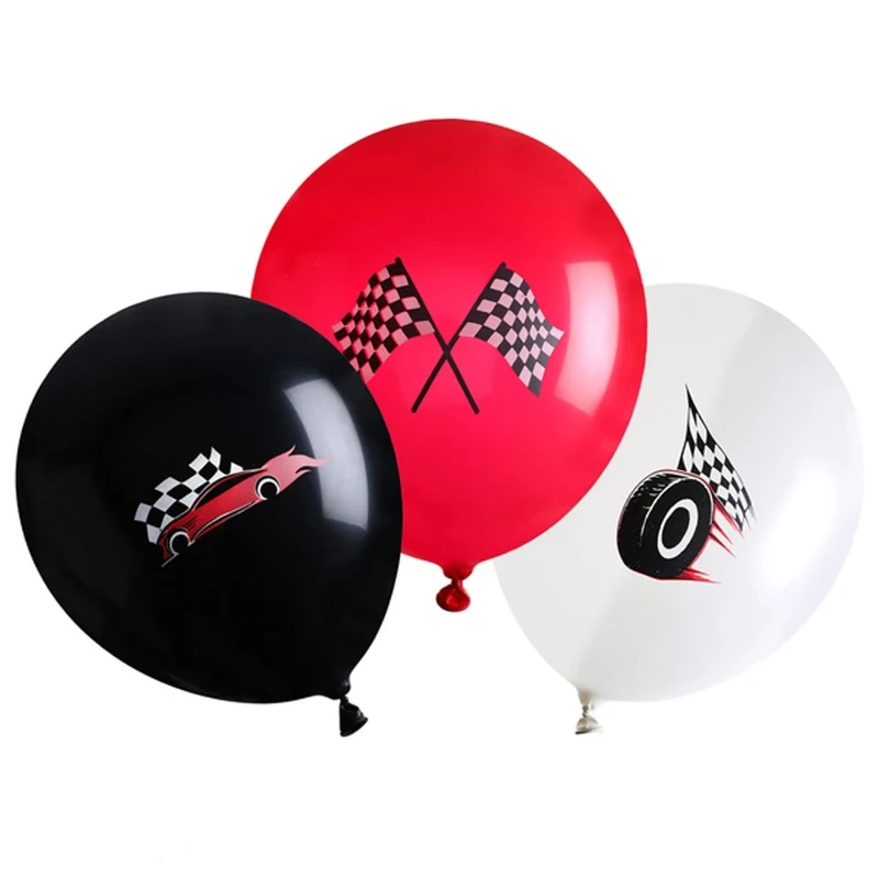 Formula 1 Latex Balloons, 12 Inches, 6 Count