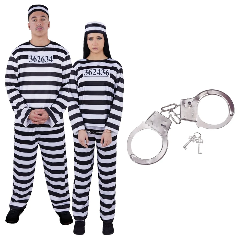 Jailbird Costume Kit for Adults