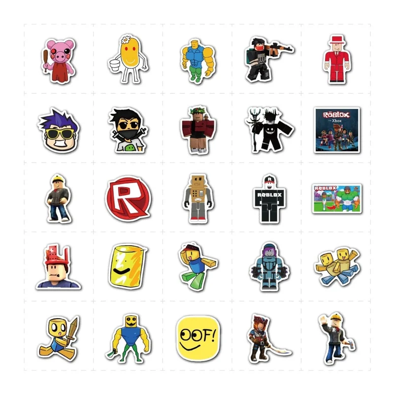 Roblox Stickers, Assortment, 25 Count