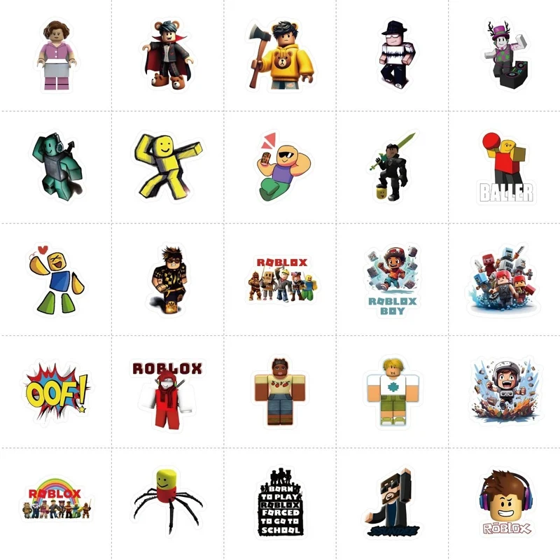 Roblox Stickers, Assortment, 25 Count