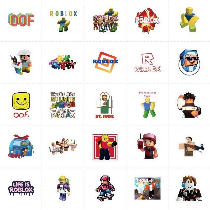 Roblox Stickers, Assortment, 25 Count