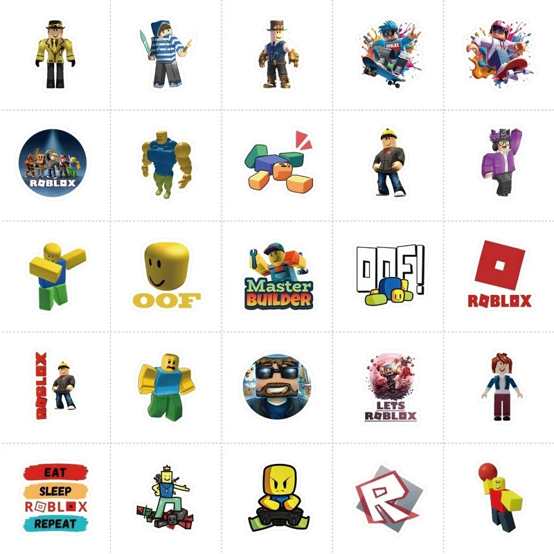Roblox Stickers, Assortment, 25 Count