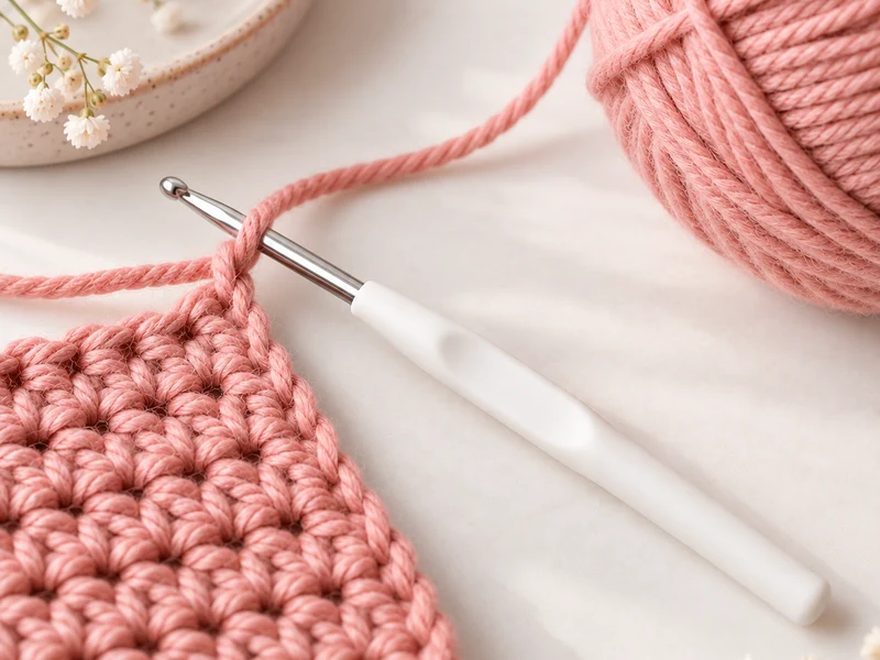 Crochet 3 mm - Aluminium blanc