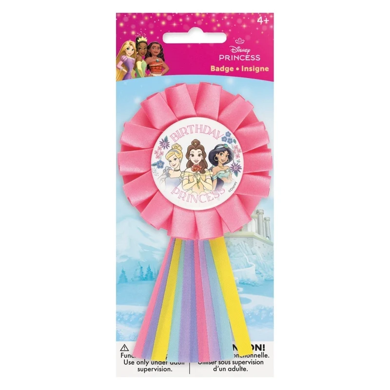 Disney Princesses Birthday Princess Badge, 1 Count
