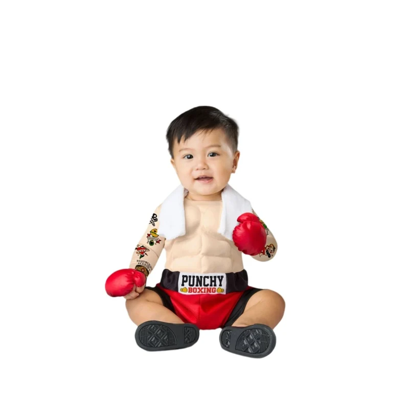 Baby Bruiser Boxer Costume for Babies and Toddlers, Jumpsuit