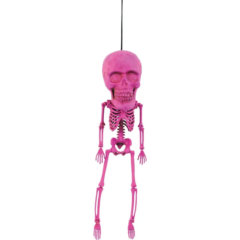Neon Big Head Skeleton, 17 Inches, Assortment, 1 Count