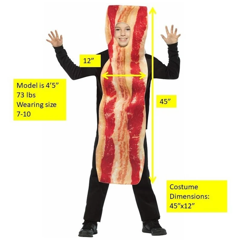 Bacon Costume for Kids