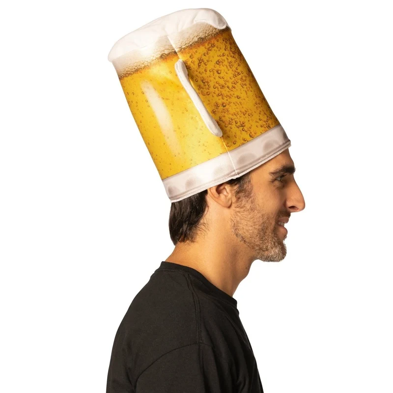 Beer Mug Hat for Adults