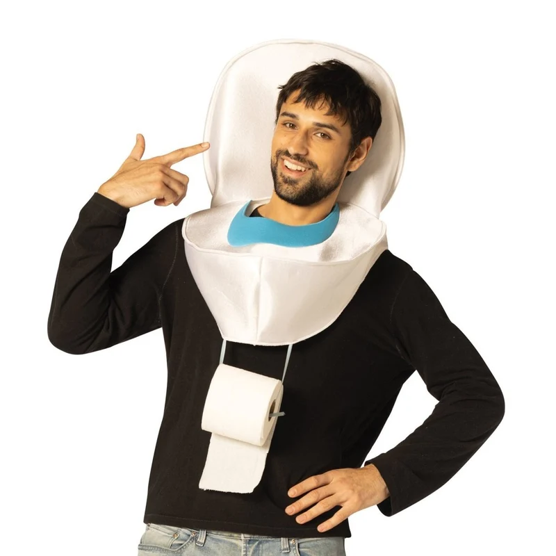 Toilet with Roll Holder Costume for Adults
