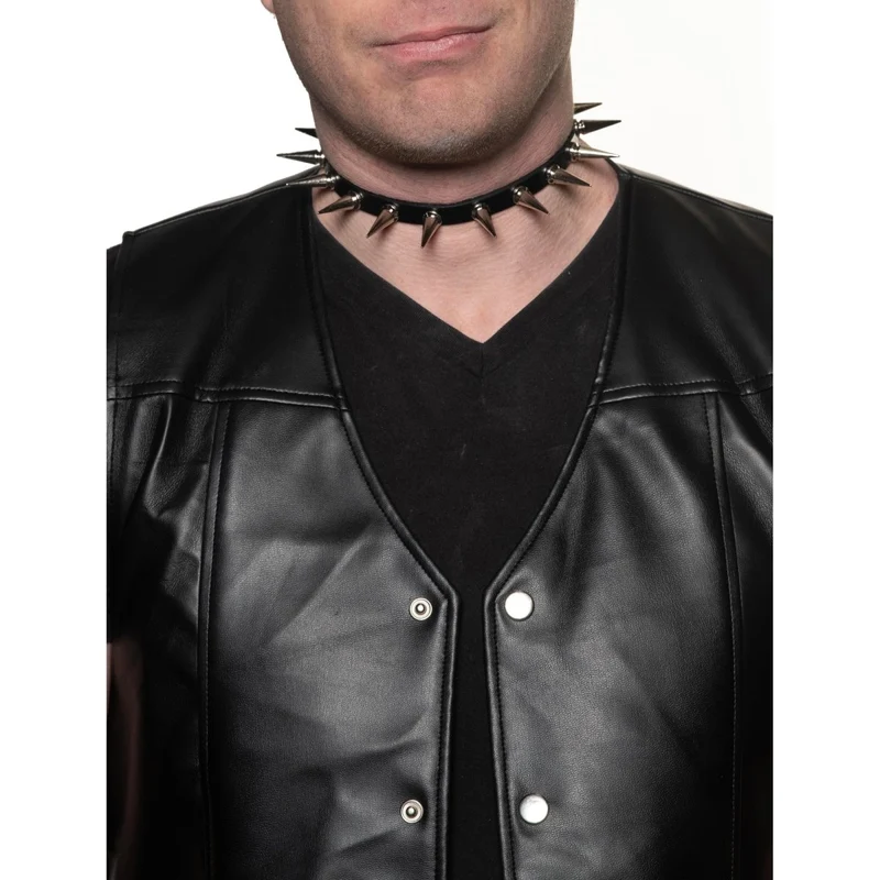Punk Studded Choker for Adults