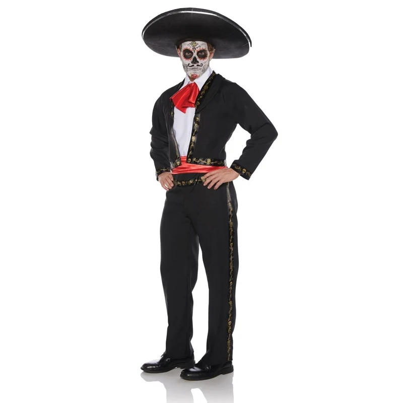 Day of the Dead Skull Mariachi for Adults