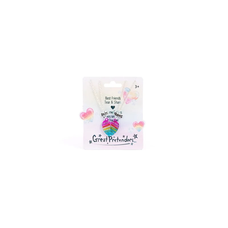 Glamour Gals Tear and Share Necklaces, 2 Count