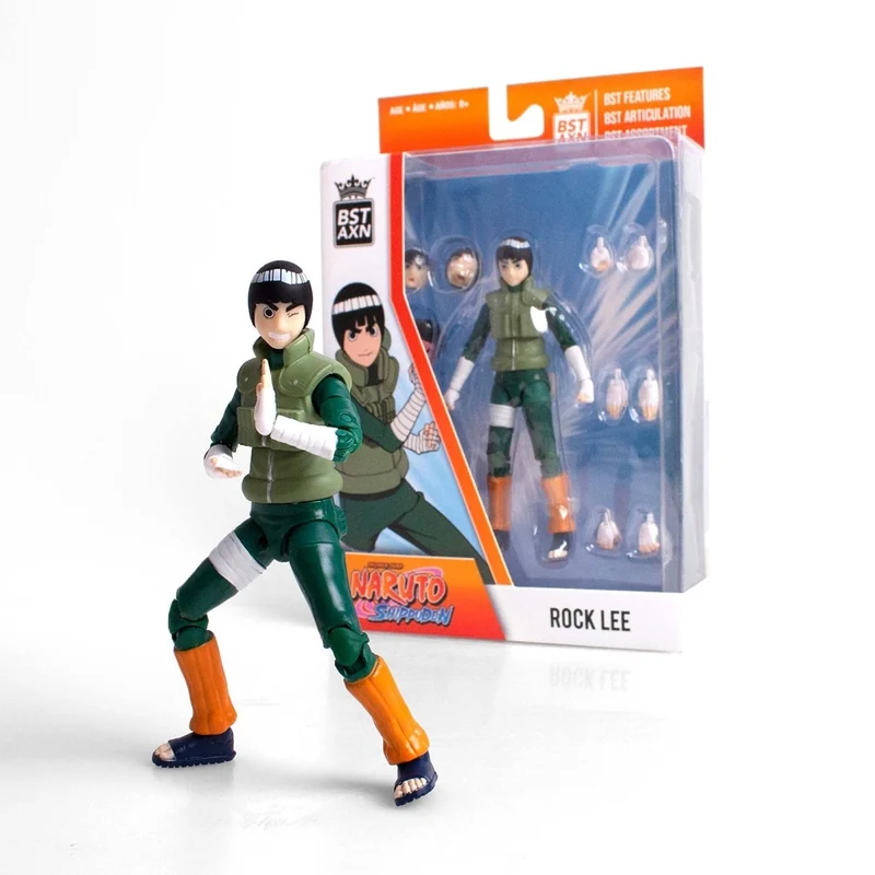 Rock Lee Action Figure, Naruto Shippuden, 5 Inches, 1 Count