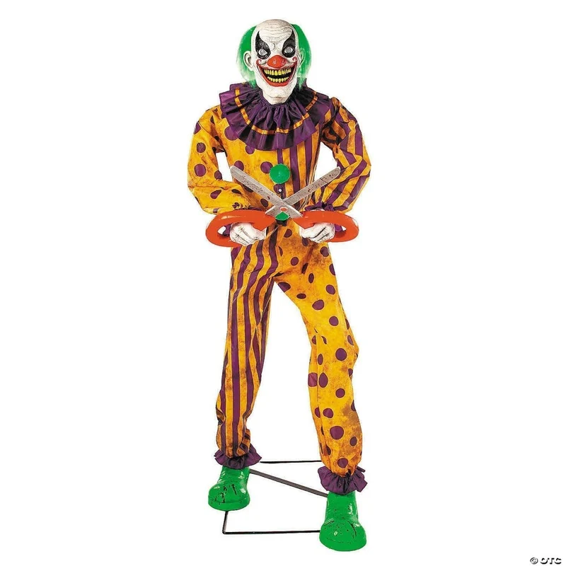 Animated Snippers the Clown Animatronic, 72 Inches, 1 Count