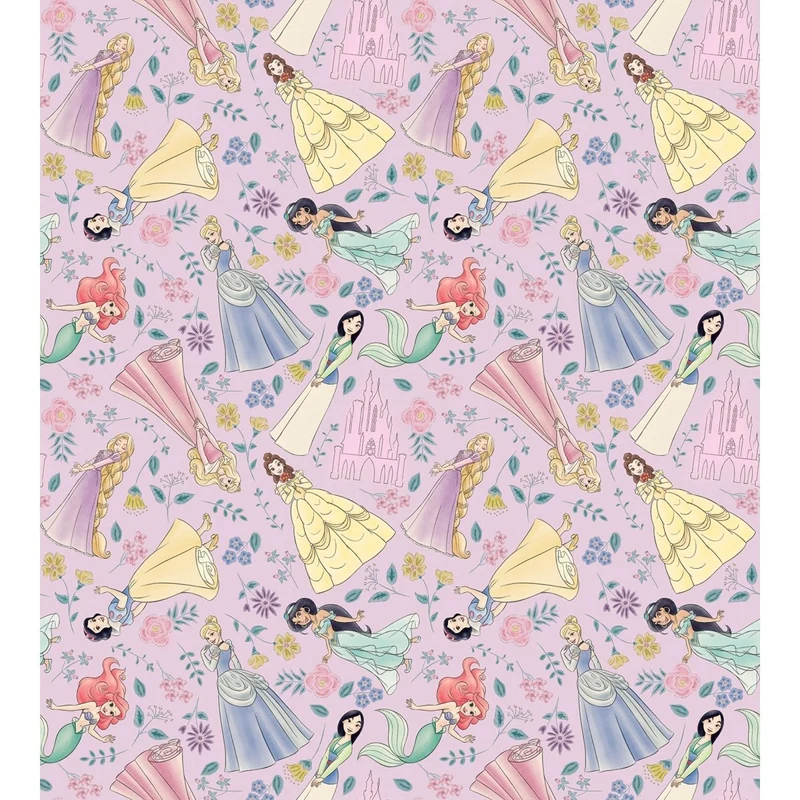 Disney Princesses Birthday Gift Wrap, 30 x 60 Inches, 1 Count