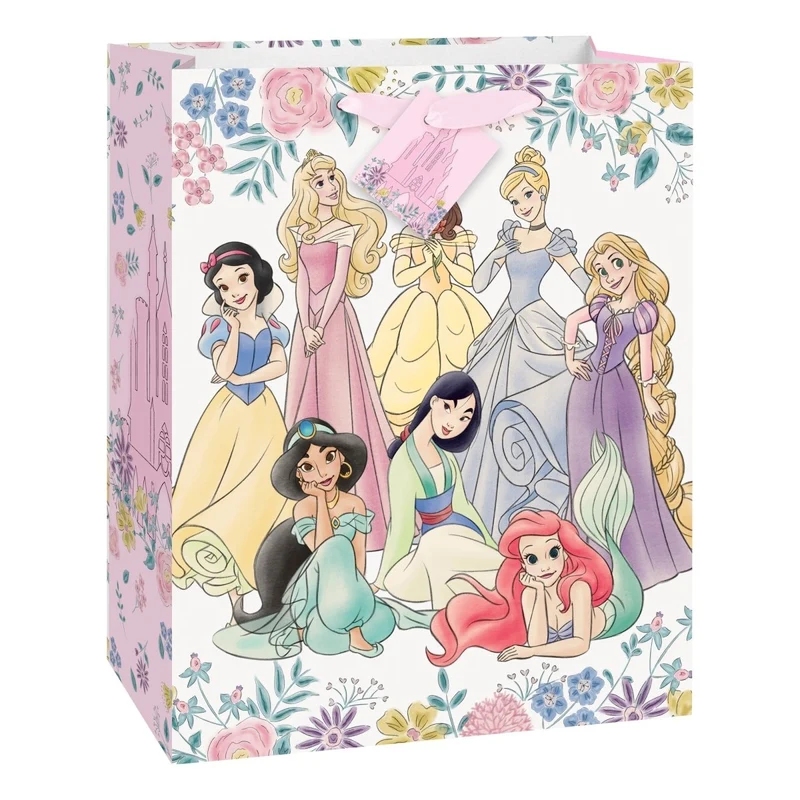 Disney Princesses Birthday Large Gift Bag, 1 Count