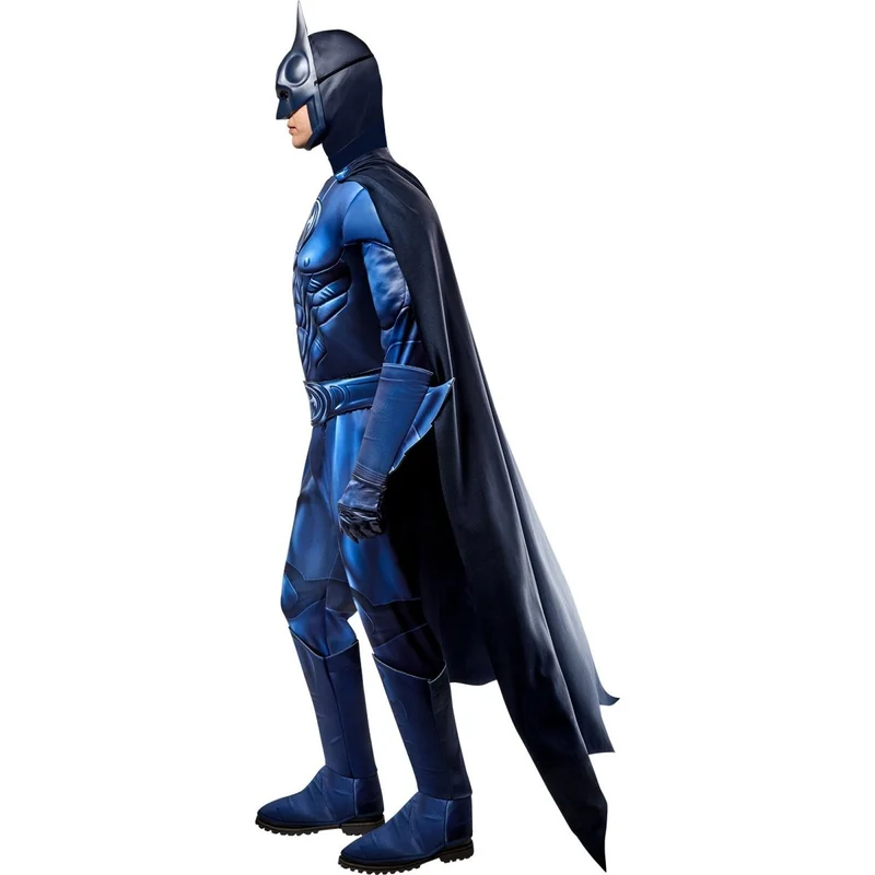 Batman Padded Costume for Adults, Jumpsuit and Cape, DC Comics