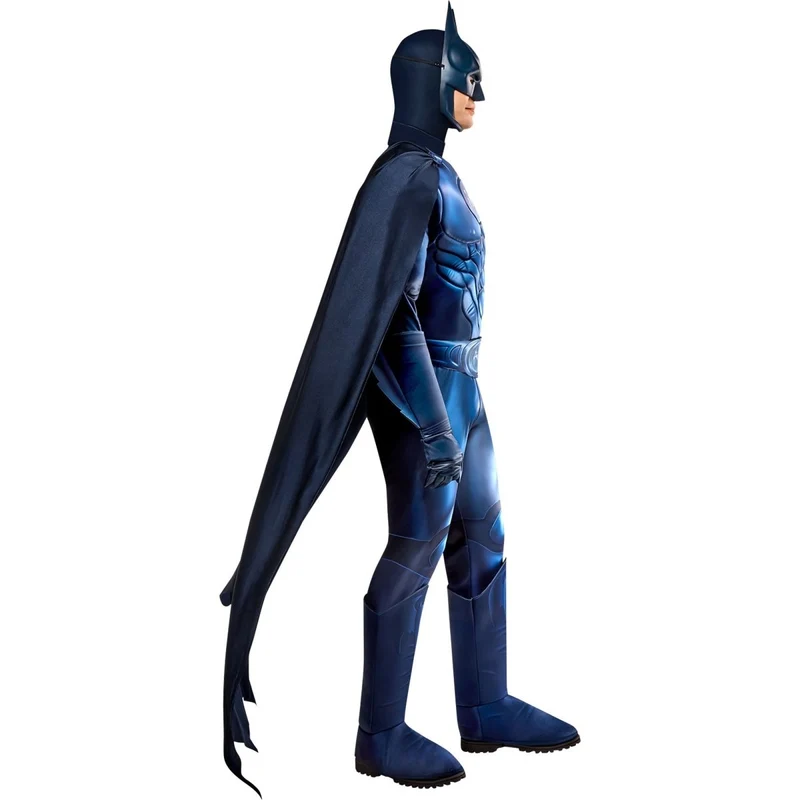 Batman Padded Costume for Adults, Jumpsuit and Cape, DC Comics