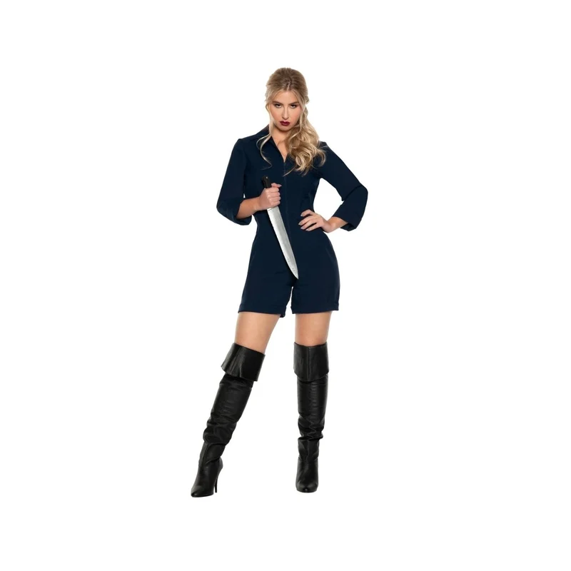 Blue Horror Romper for Adults