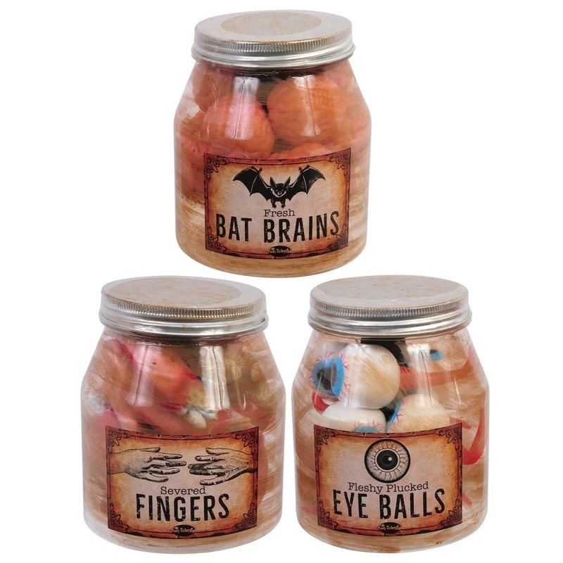 Creepy Specimen Jar,Assortment , 1 Count