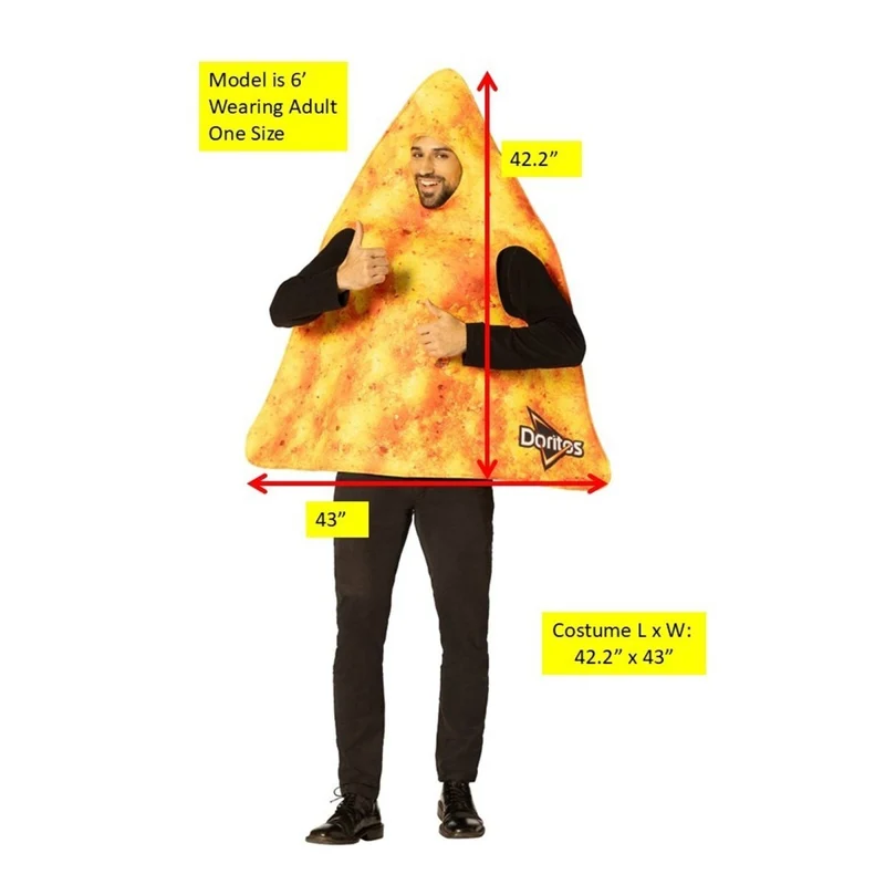 Doritos Chip Costume for Adults
